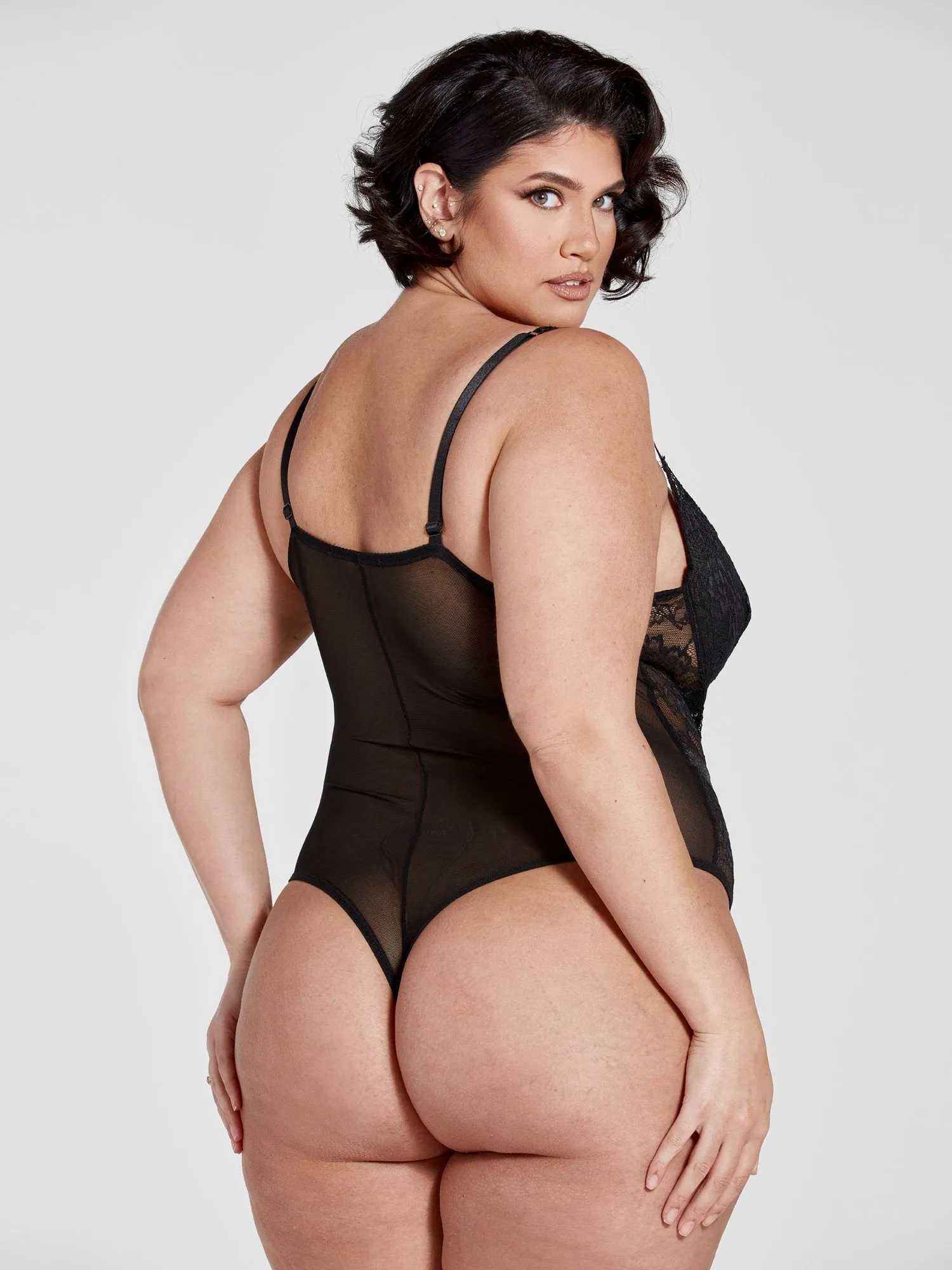 Evangeline Strappy Lace Bodysuit